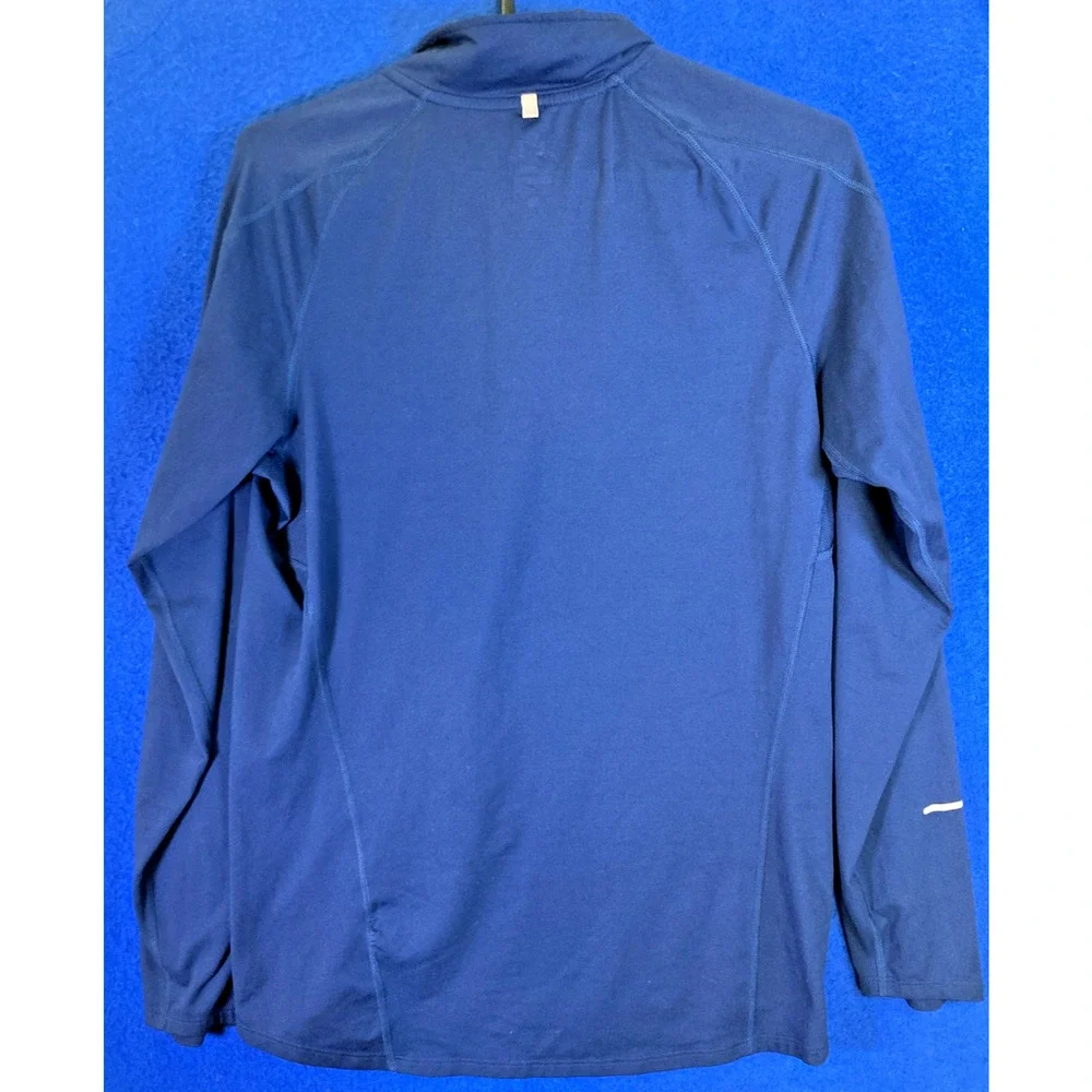 Nike Element Running 1/4 Zip Dri-Fit Pullover Long Sleeve Blue Mens Size Small
